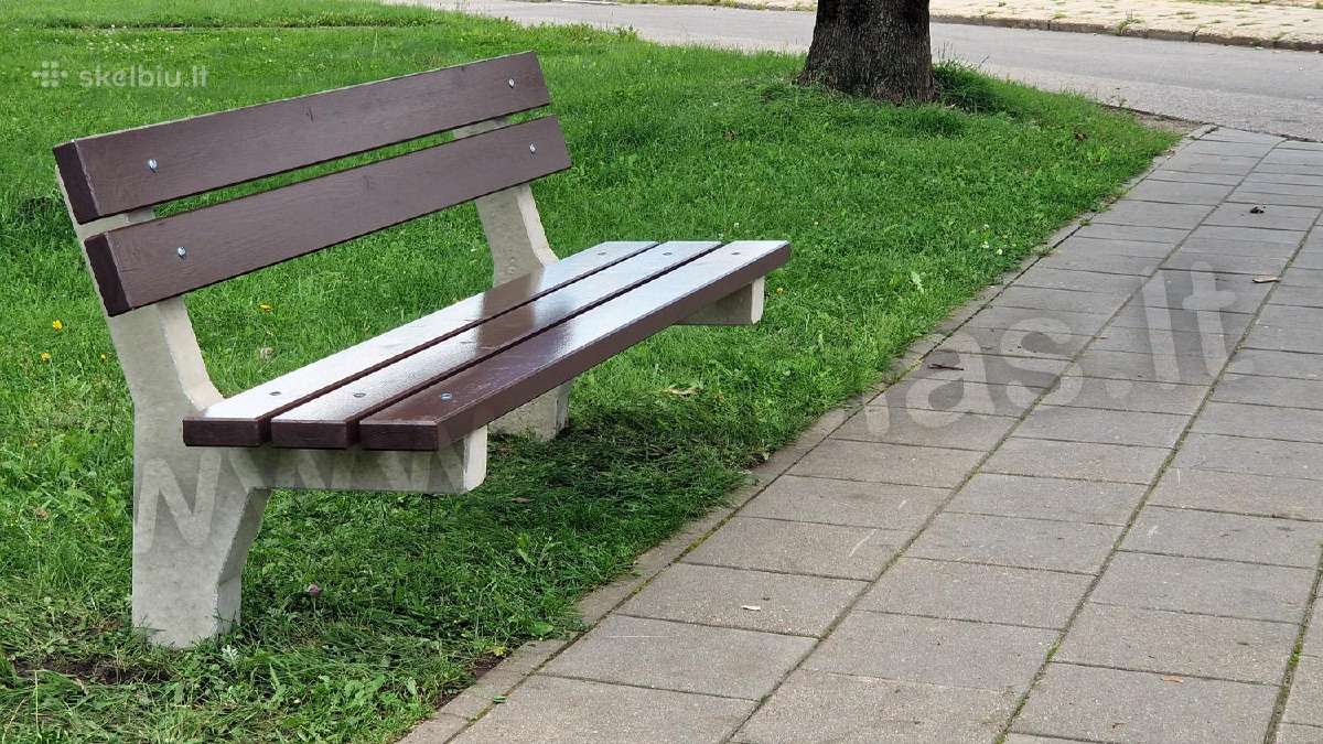 Parduodami lauko suolai su betoninėmis atramomis - nuotraukos Nr. 12