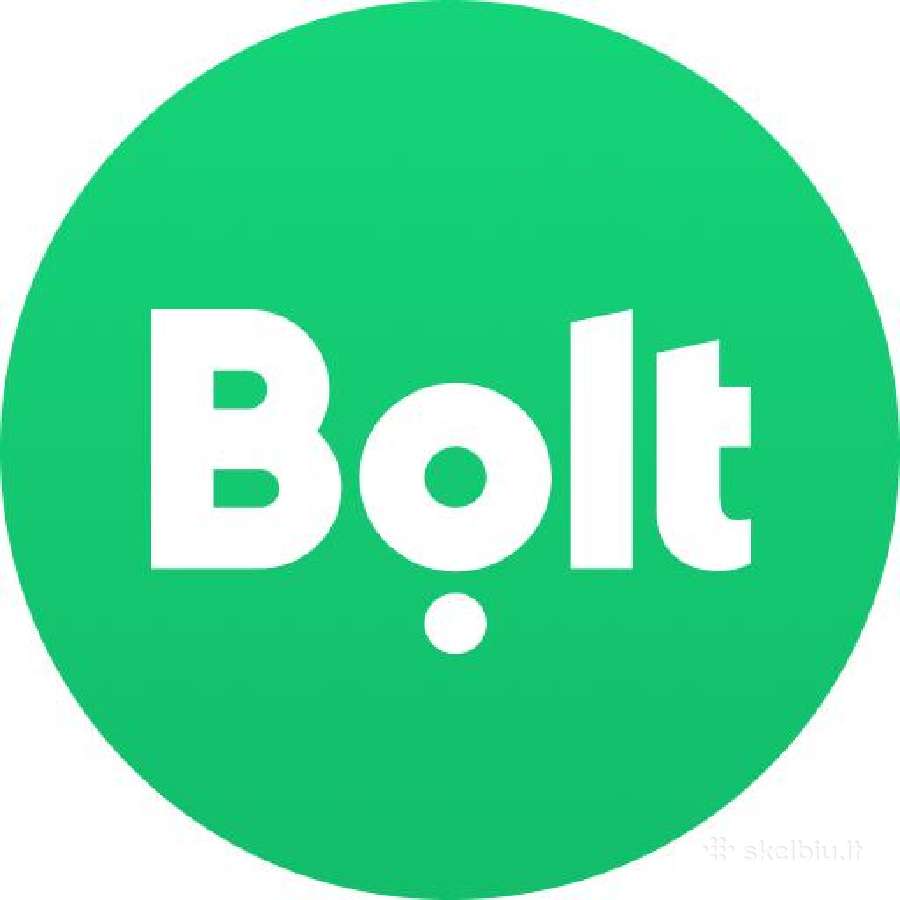 Vairuotojas B kat bolt toyota prius nuoma