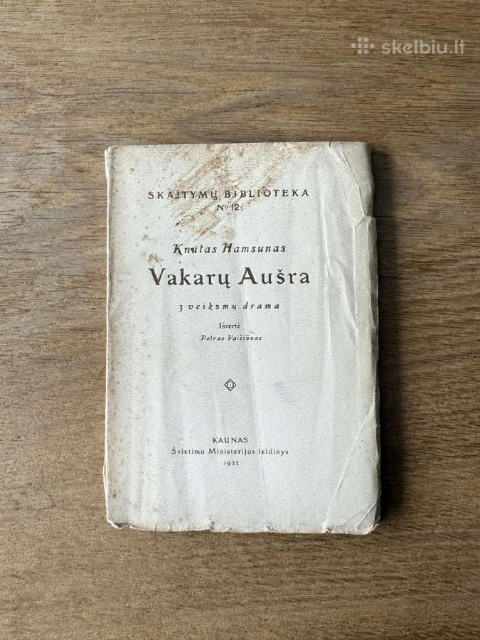 Vakarų aušra 1922 m.