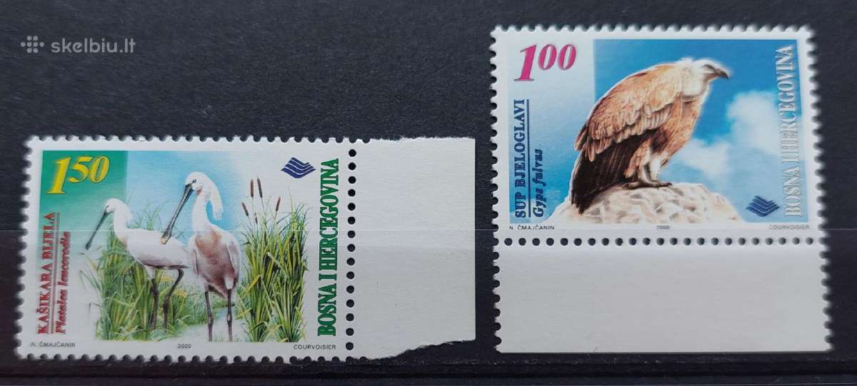 Bosnija ir Hercegovina 2000 paukščiai, švarus, Mic