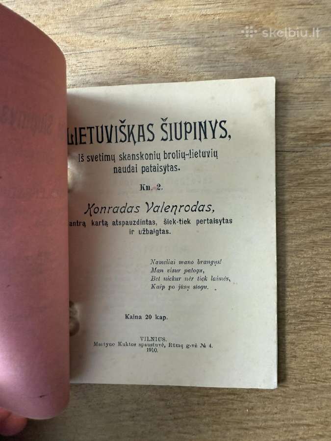 Lietuviškas Šiupinys 1910 m. - nuotraukos Nr. 2