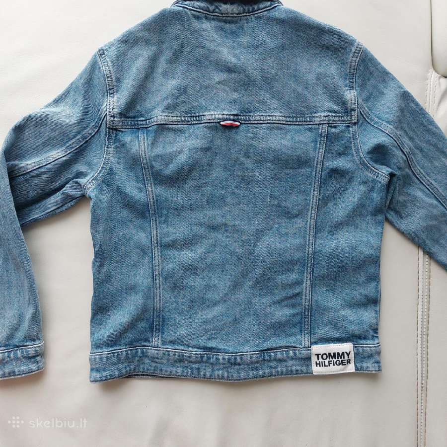 Tommy Hilfiger 152 dydžio džinsinė striukė - nuotraukos Nr. 4