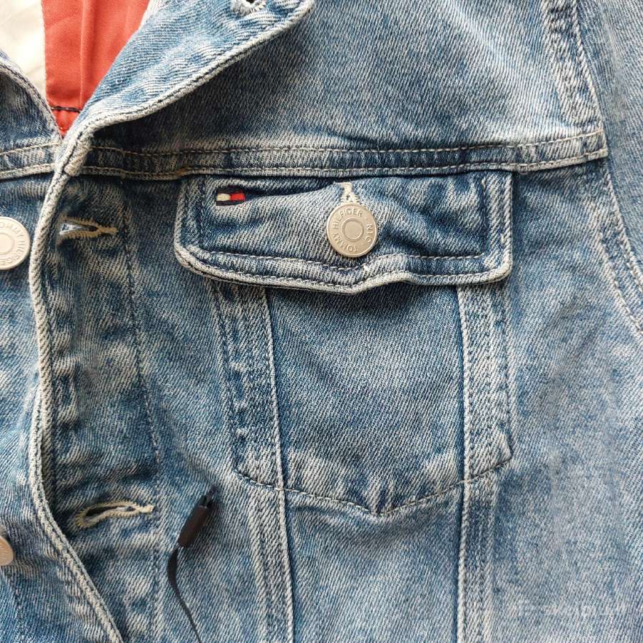 Tommy Hilfiger 152 dydžio džinsinė striukė - nuotraukos Nr. 7