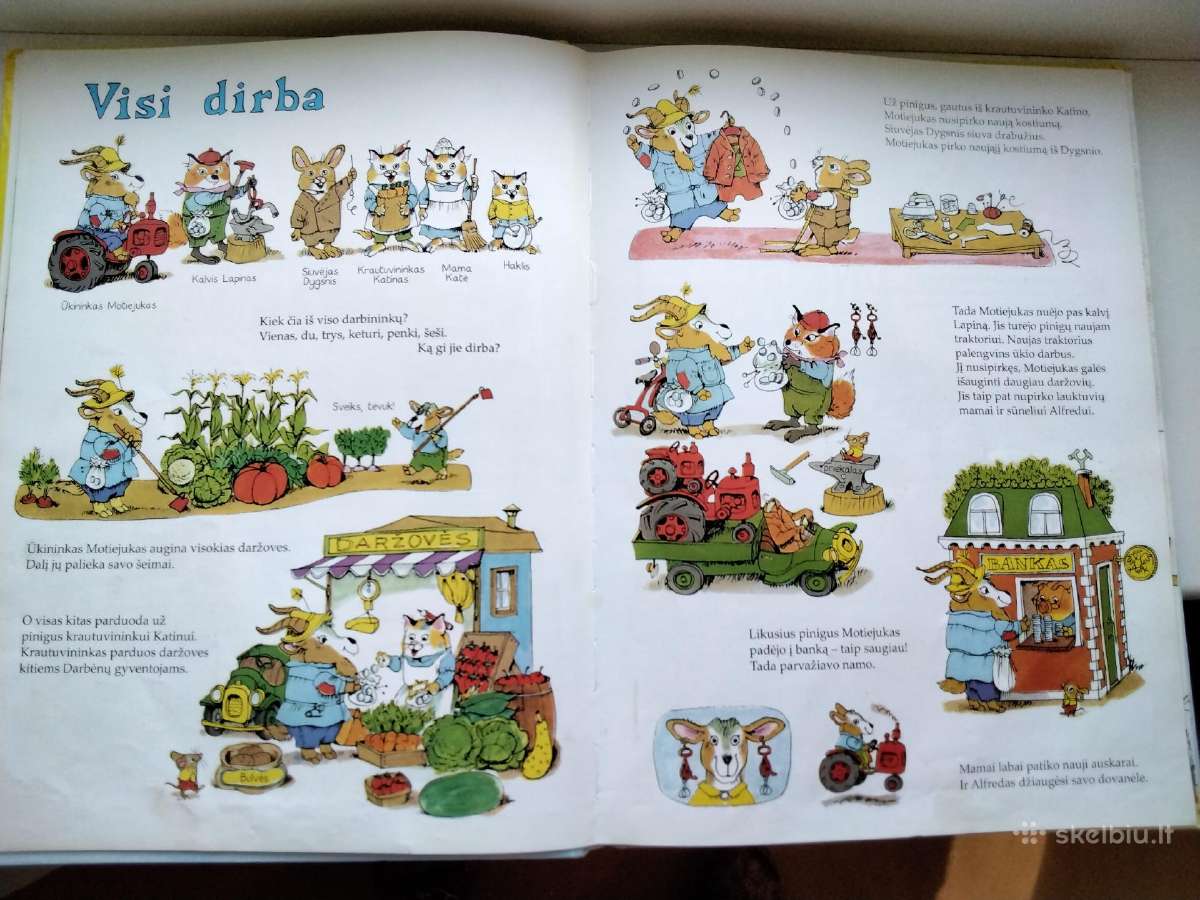 R. Scarry. Ką žmonės dirba visą dieną? - nuotraukos Nr. 5