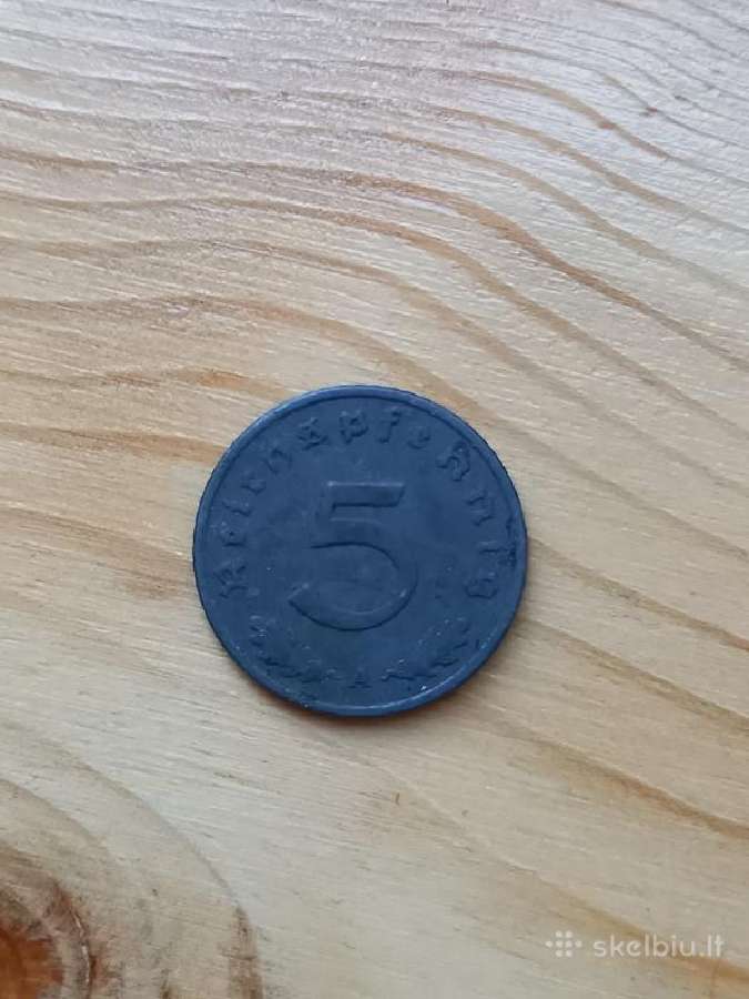 Vokietija-III reich 1942 5 reichspfenigiai