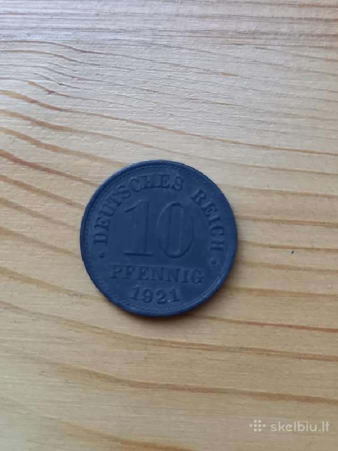 Vokietijos imperija 1921 10 pfenigiu