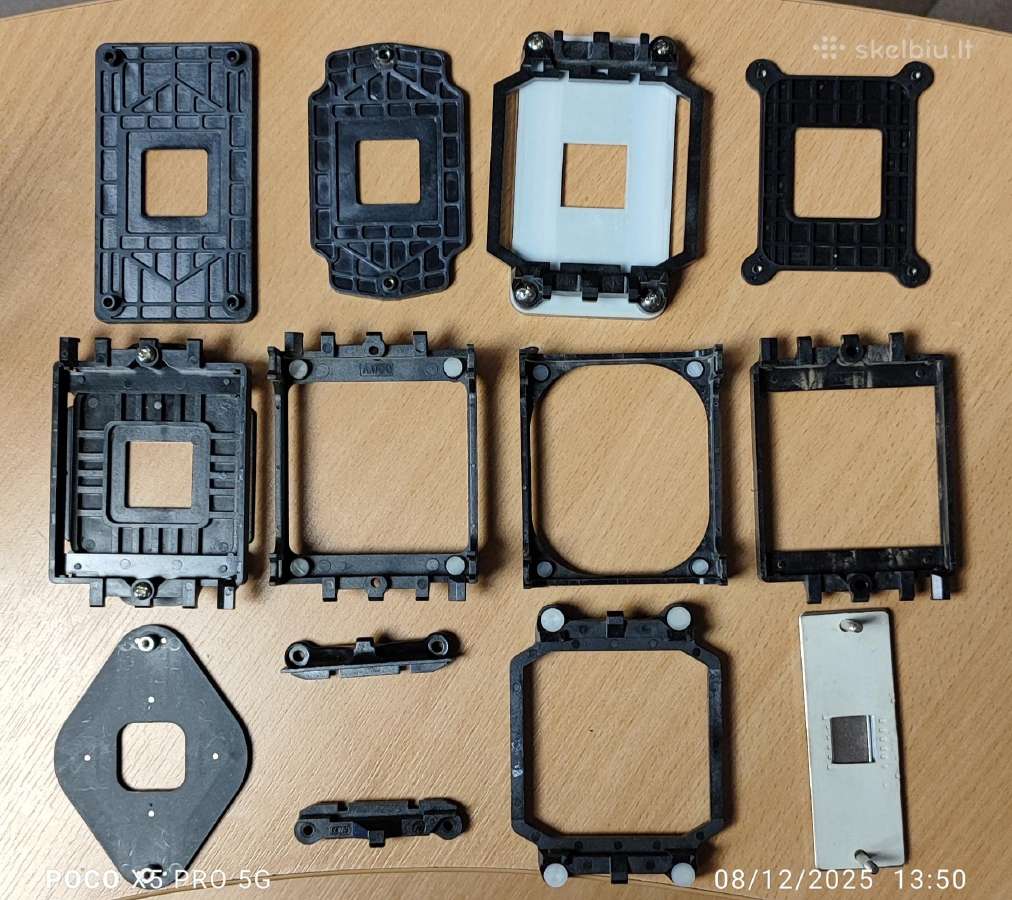 Cpu aušintuvo tvirtinimo remeliai Amd Am2 Am2+am3