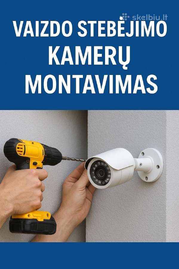 Apsaugos signalizacija, kameros, domofonai