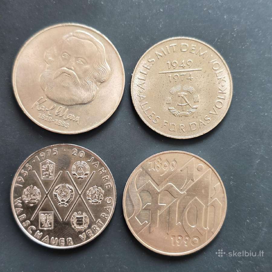 Vokietija VDR 10, 20 mark