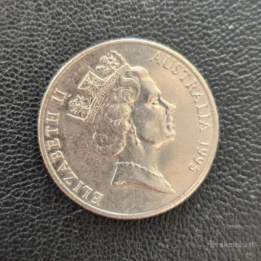 Australija 1995m 20 cents 50m Sno (Un) - nuotraukos Nr. 2