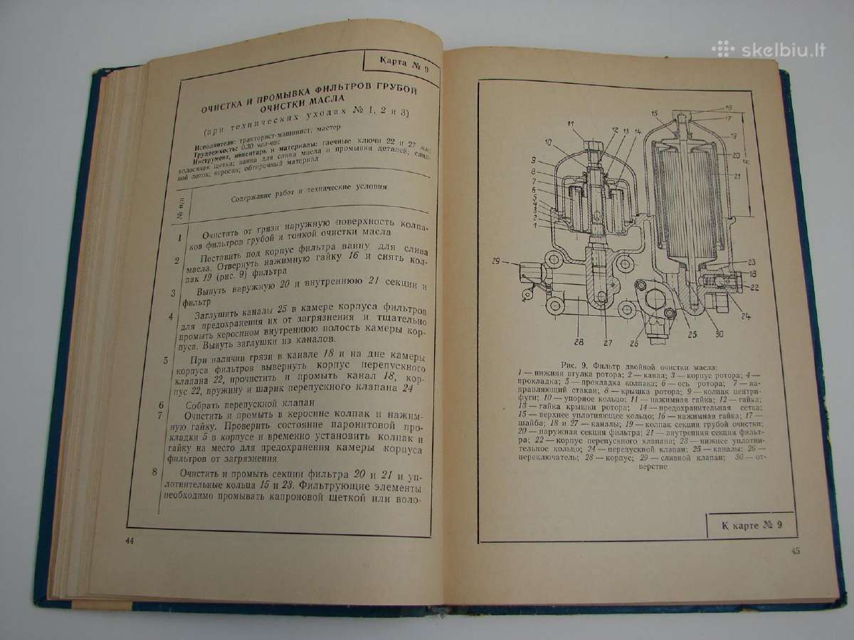 T-74 Traktoriaus priežiūros technologija - nuotraukos Nr. 7