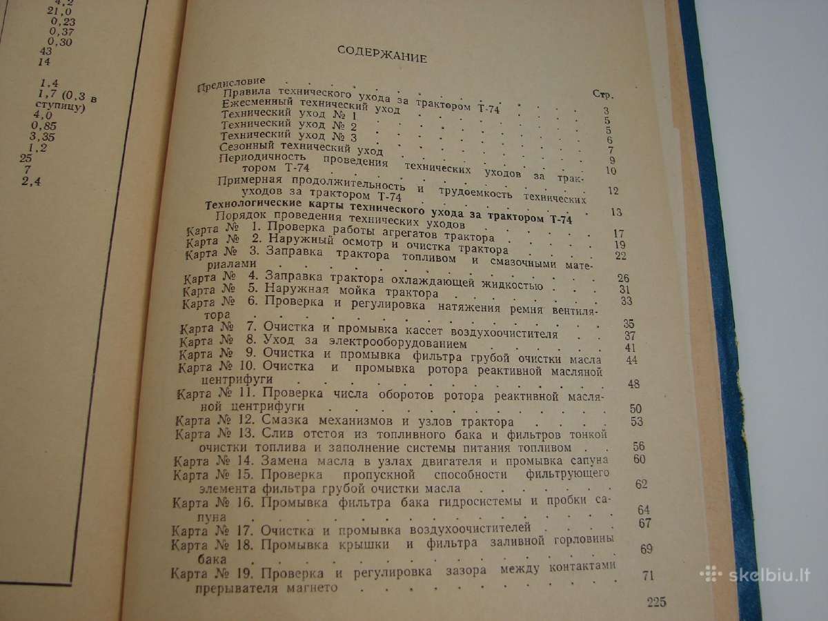 T-74 Traktoriaus priežiūros technologija - nuotraukos Nr. 20