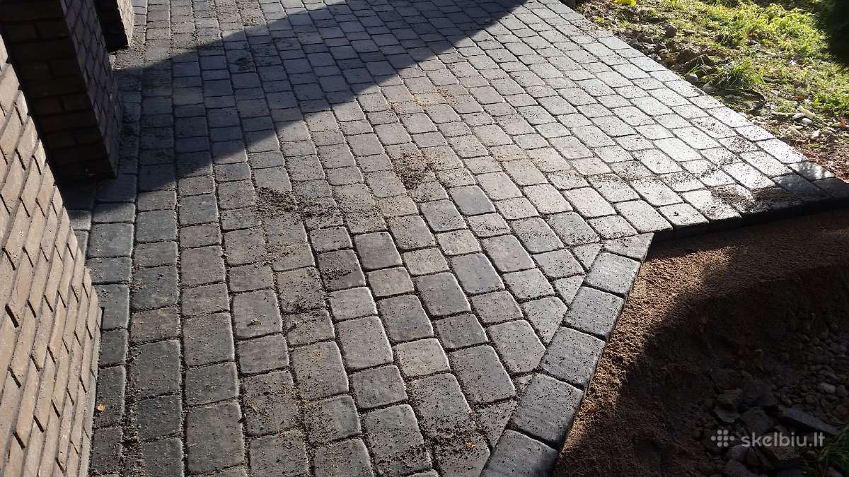 Kokybiškas trinkelių klojimas - nuotraukos Nr. 17