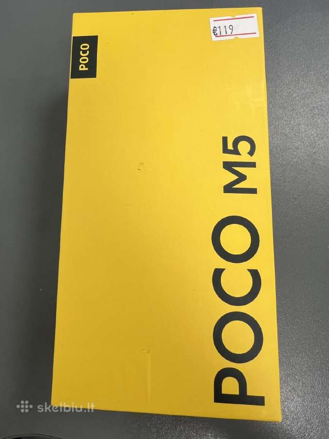 Poco M5 4gb/64gb Naujas! Garantija!