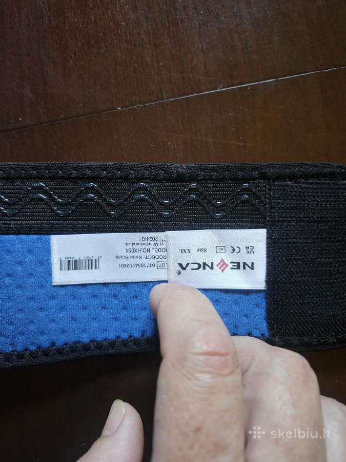 Kelio įtvaras reguliuojamas su geliu XXL - nuotraukos Nr. 7