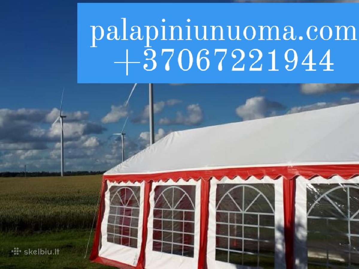 Naujos ir naudotos renginių palapinės lauko baldai - nuotraukos Nr. 3