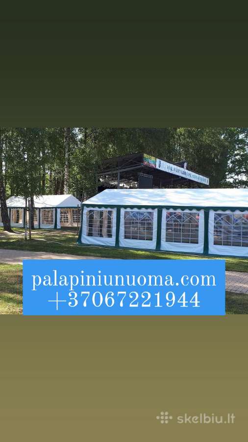 Naujos ir naudotos renginių palapinės lauko baldai - nuotraukos Nr. 2