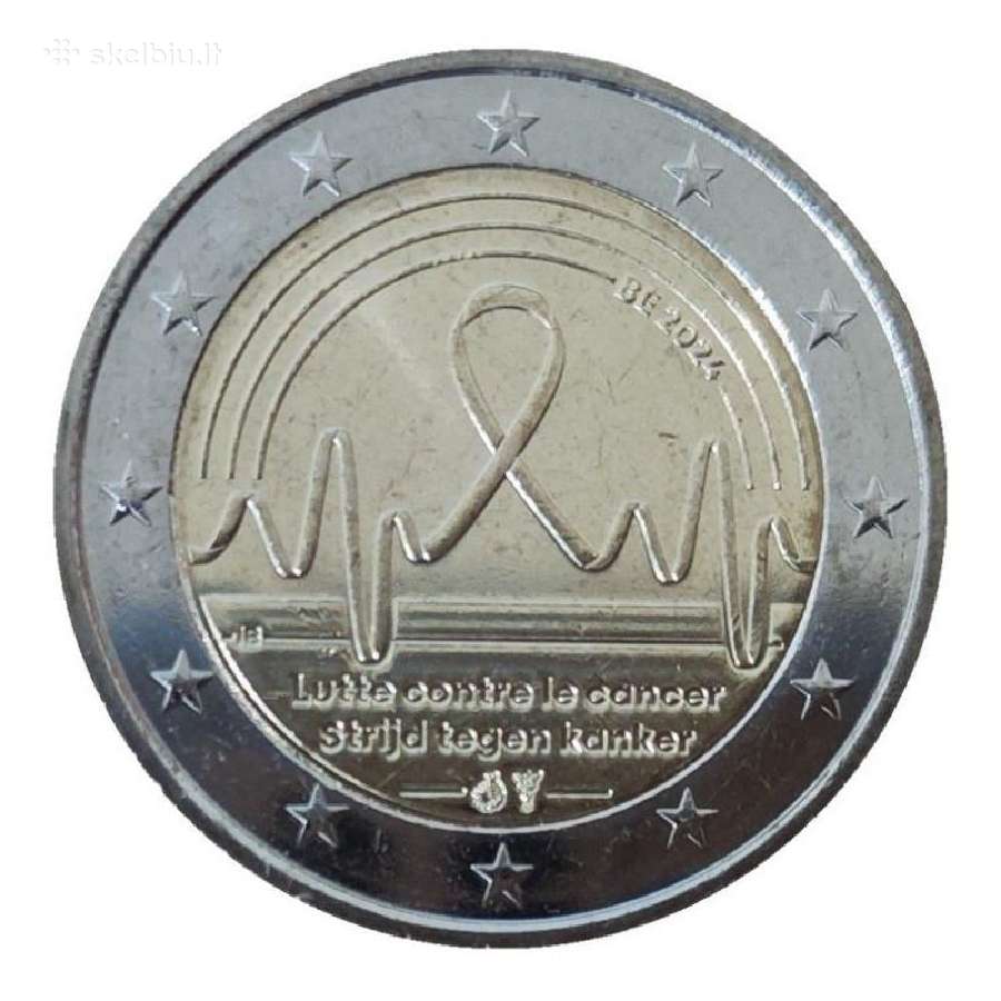 Belgijos proginės euro monetos - nuotraukos Nr. 5