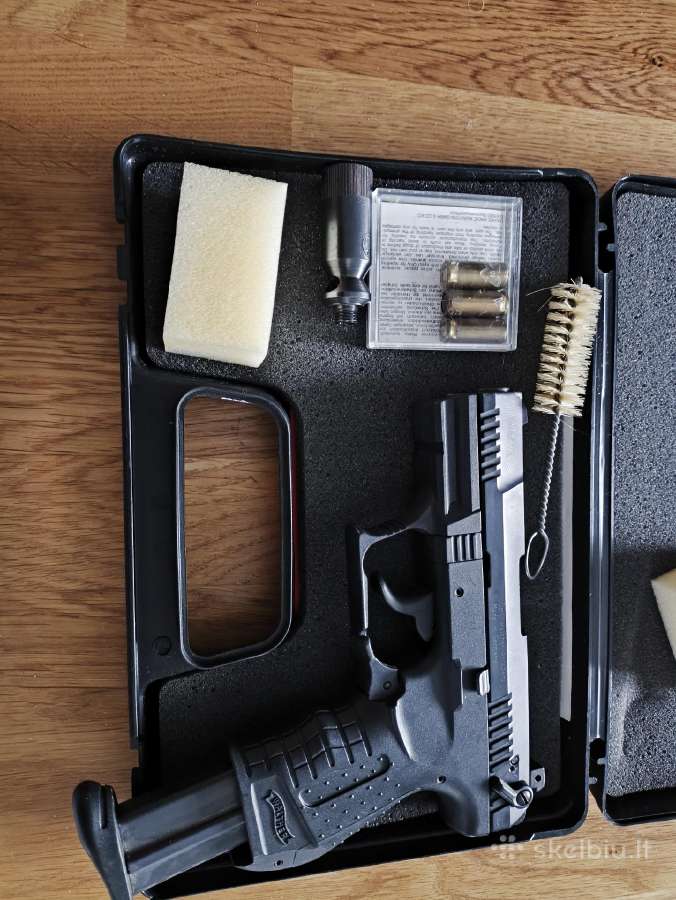 Dujinis pistoletas Walther 9mm+ deklas