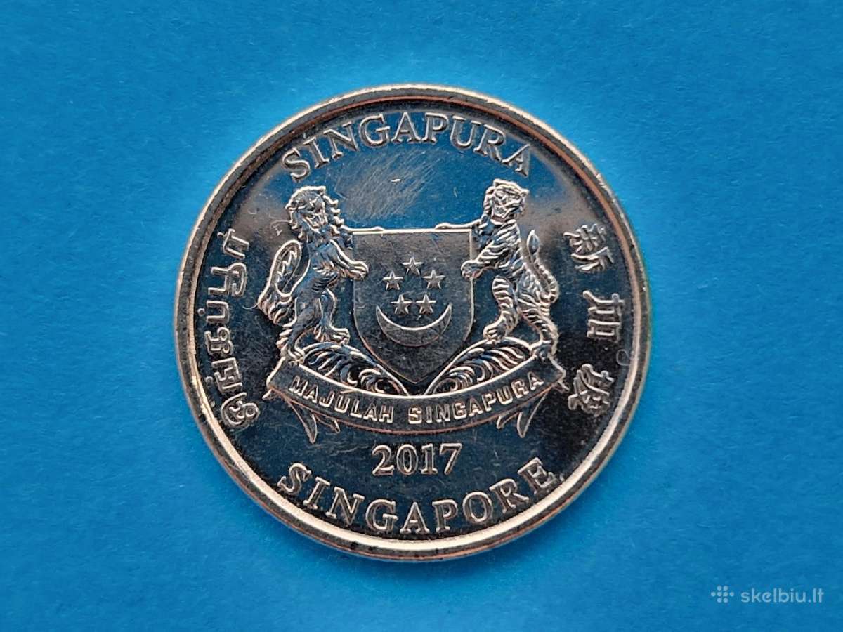 Singapūro 20 centų 2017 m. - nuotraukos Nr. 2