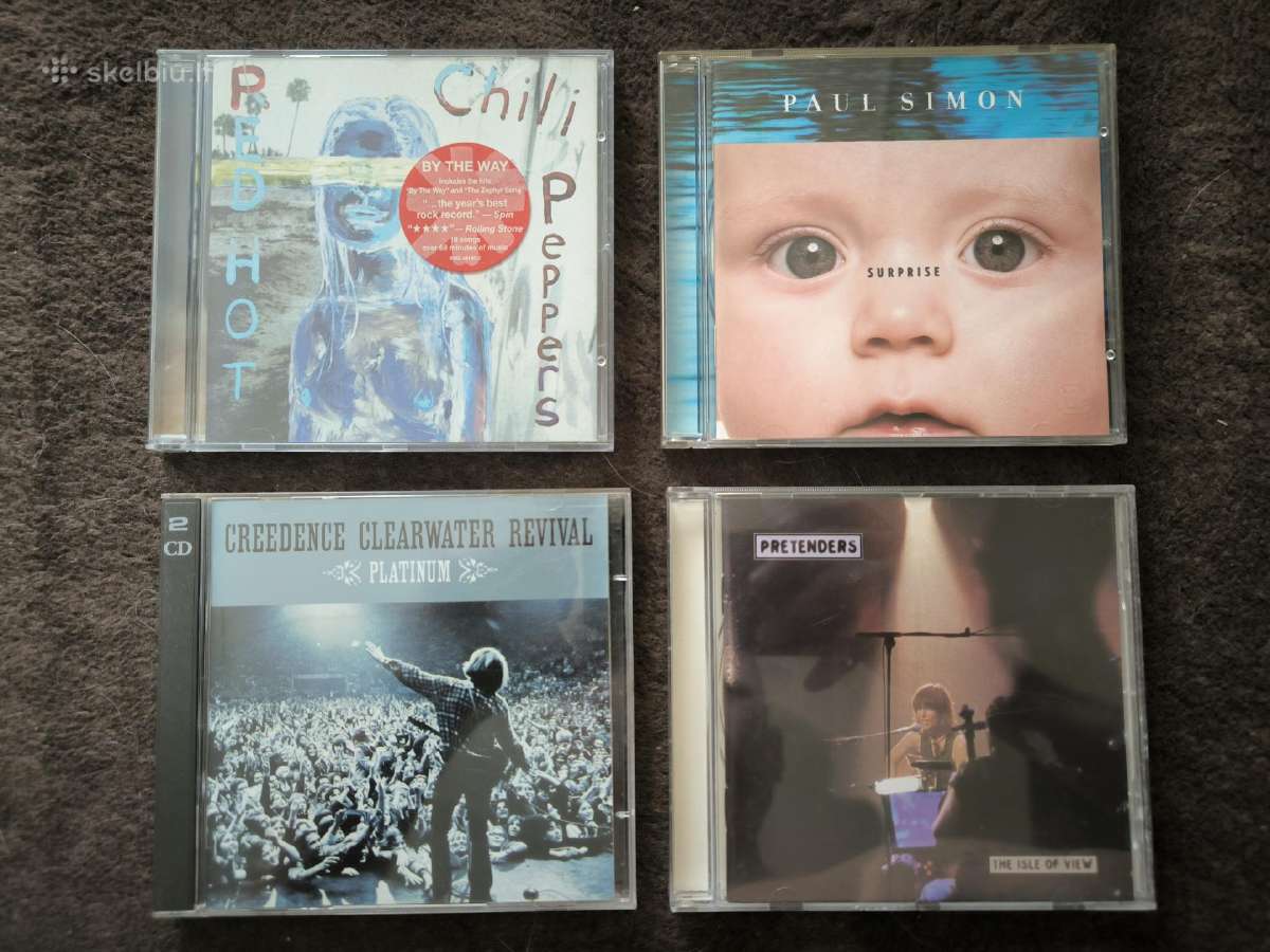 Keletas CD Red Hot Chili Peppers,paul Simon,creede