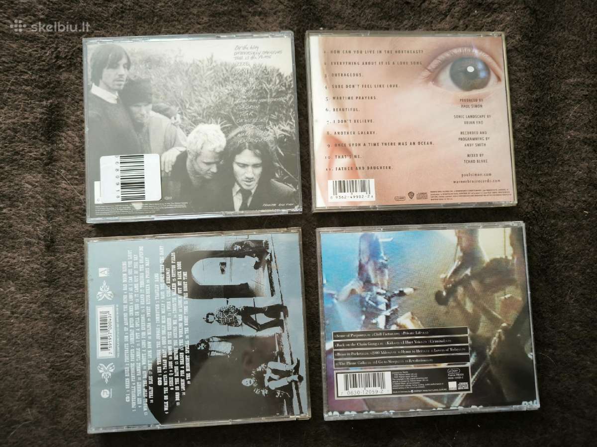 Keletas CD Red Hot Chili Peppers,paul Simon,creede - nuotraukos Nr. 2