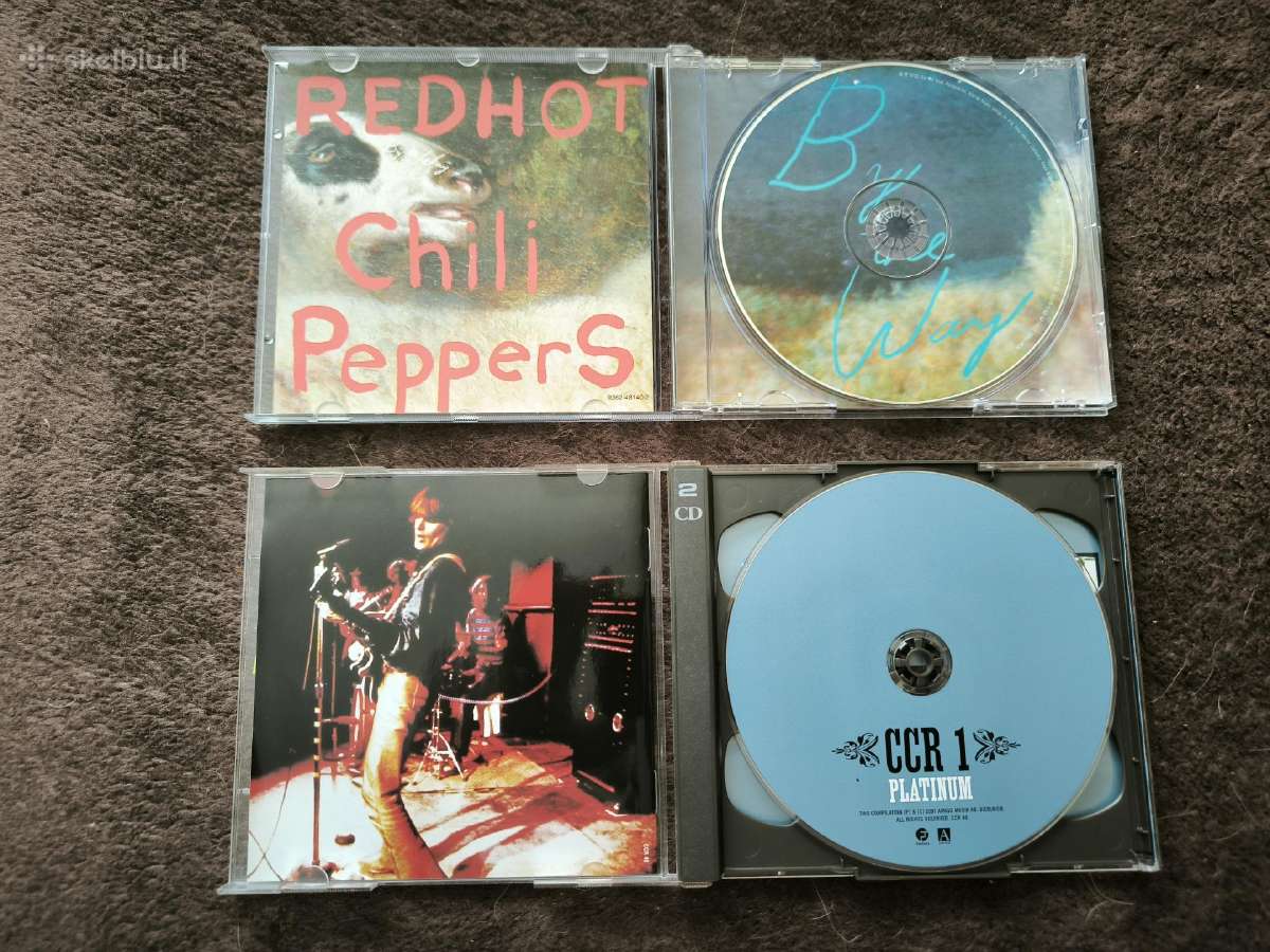 Keletas CD Red Hot Chili Peppers,paul Simon,creede - nuotraukos Nr. 3