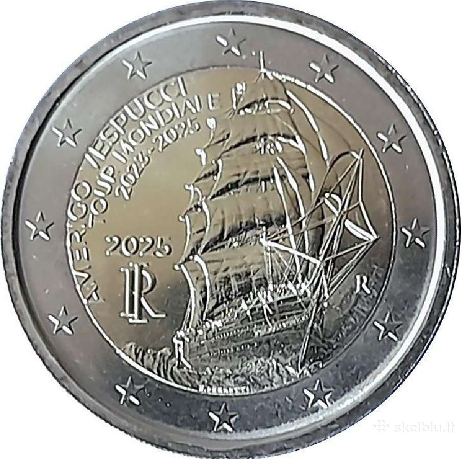 Italijos proginės euro monetos - nuotraukos Nr. 3