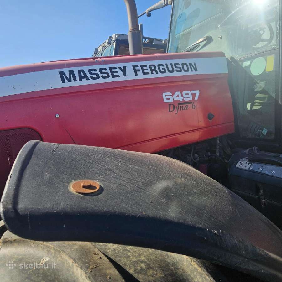 Traktorius Massey Ferguson 6497 Ardomas Dalimis - nuotraukos Nr. 3