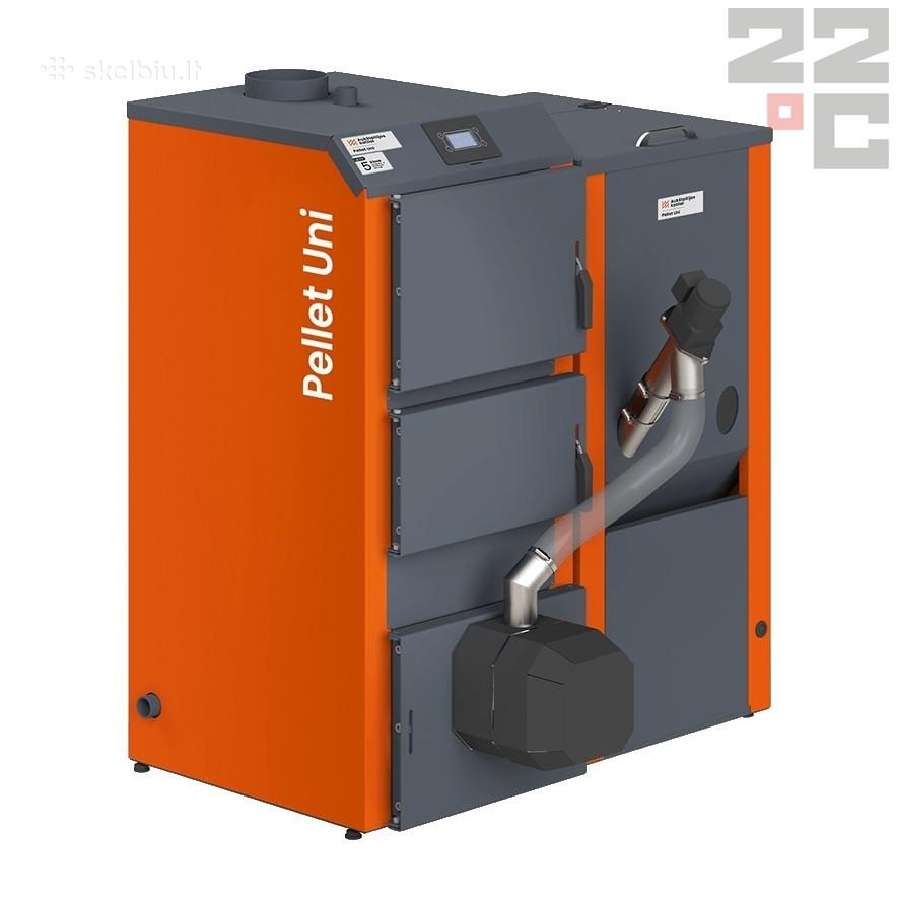 Granulinis katilas Aukstaitija Pelet Uni-12 Kw