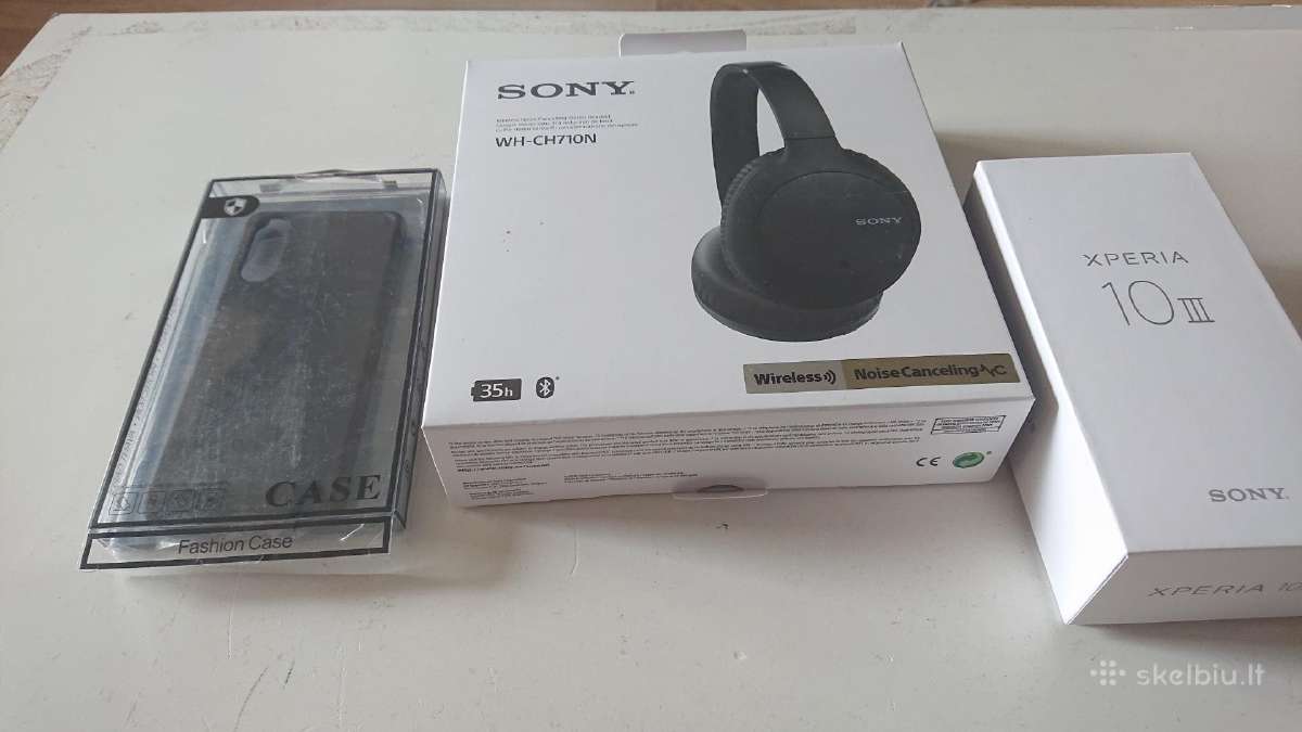 Sony 10-III, viskas nauja nenaudojama.su ausinėmis