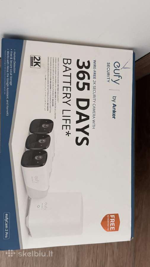 Naujos WiFi Eufy Pro kameros