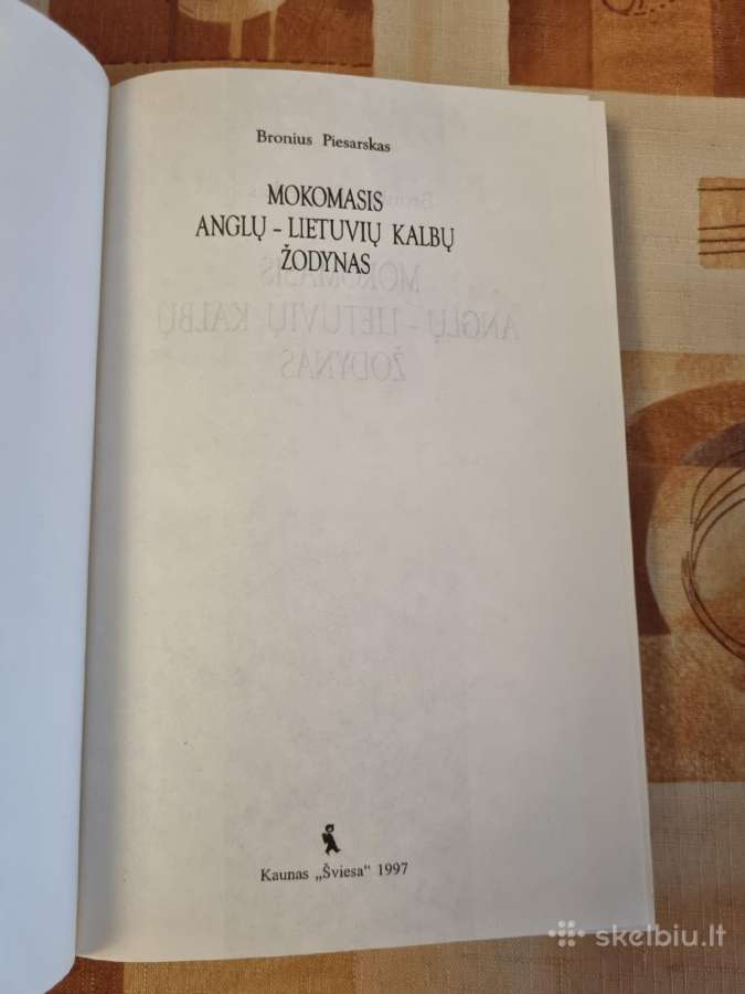 Mokomasis Anglų-lietuvių kalbų žodynas - nuotraukos Nr. 2