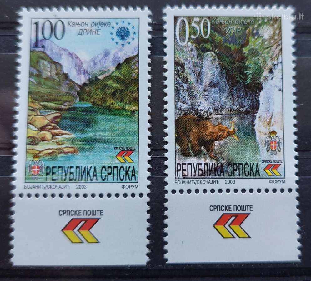 Bosnija ir Hercegovina 2003 gamta, švarus,michel 2