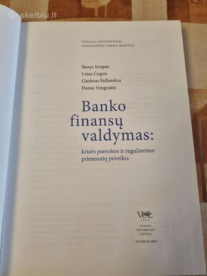 Banko finansų valdymas - nuotraukos Nr. 2