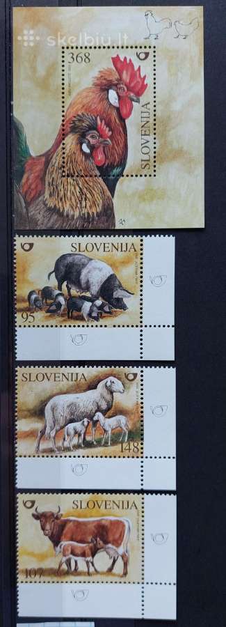 Slovėnija 2003 naminiai gyvūnai, švarus,michel 438