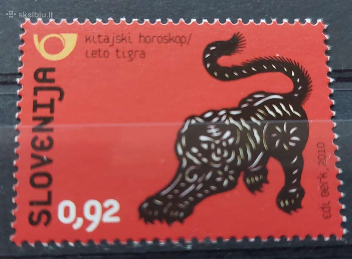Slovėnija 2010 Tigro metai, svarus Michel 836