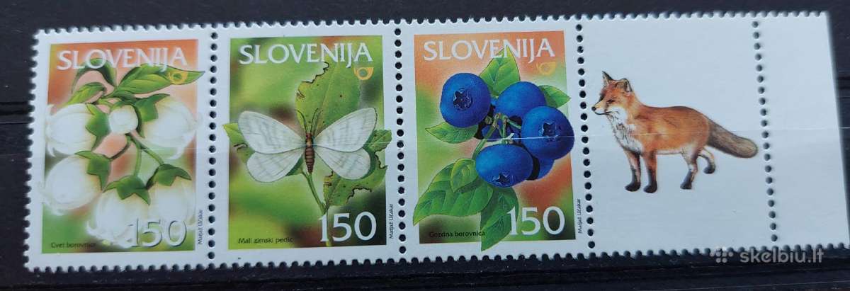 Slovėnija 2002 fauna ir flora, svarus Michel 404-4