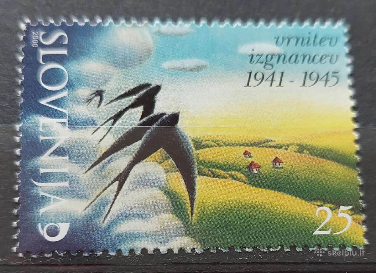 Slovėnija 2000 paukščiai, svarus Michel 294