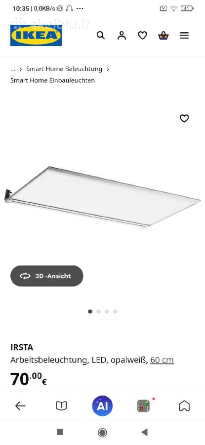 Virtuvės darbastalio LED apsvietimas - nuotraukos Nr. 2