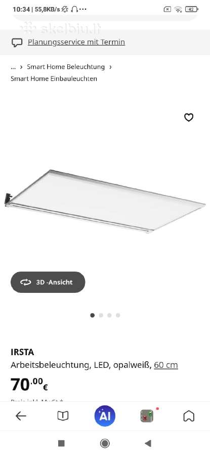 Virtuvės darbastalio LED apsvietimas - nuotraukos Nr. 5