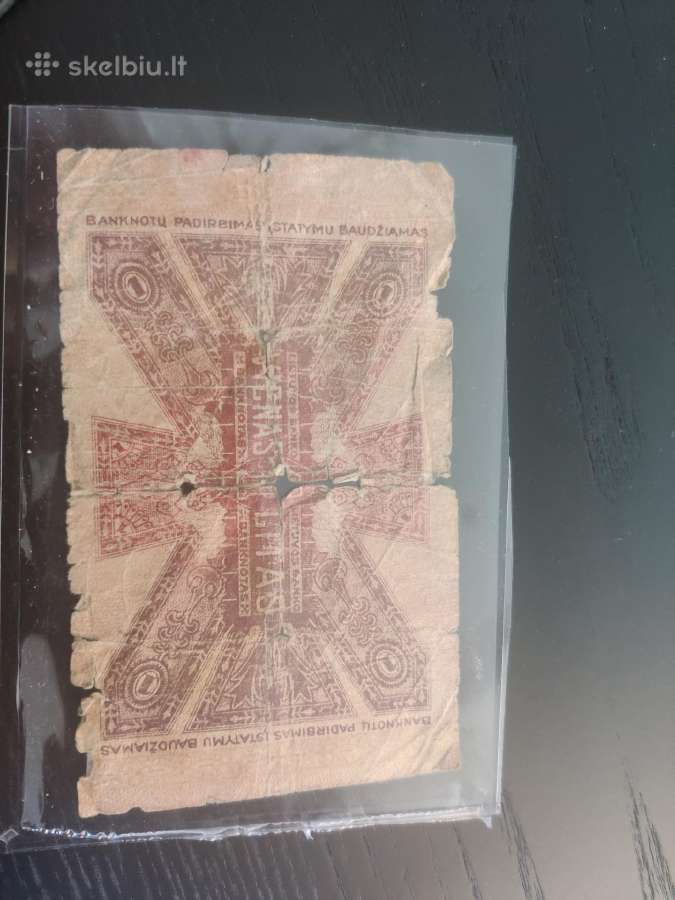 Perku prasto stovio senus banknotus - nuotraukos Nr. 2