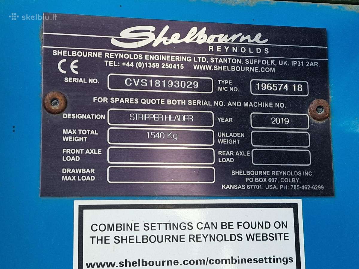 Varpų šukuotuvė Shelbourne Cvs18 - nuotraukos Nr. 3