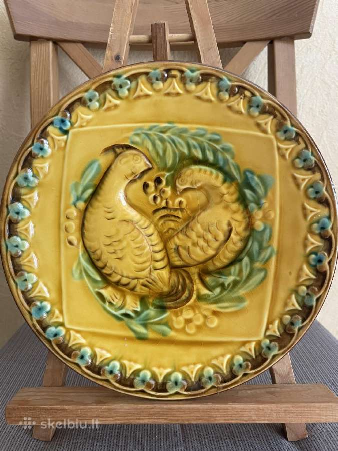 Vintažinė dekoratyvinė lėkštė