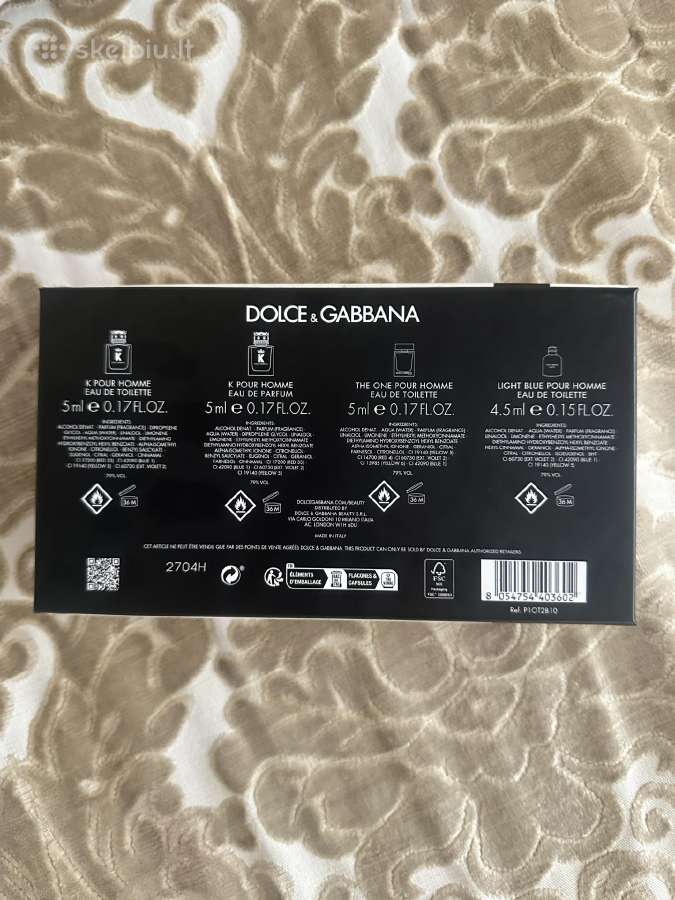 Dolce&gabbana miniatiurų kvepaliukų rinkinys - nuotraukos Nr. 7