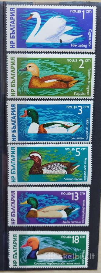 Bulgarija 1976 antys, švarus, Michel 2474-2479