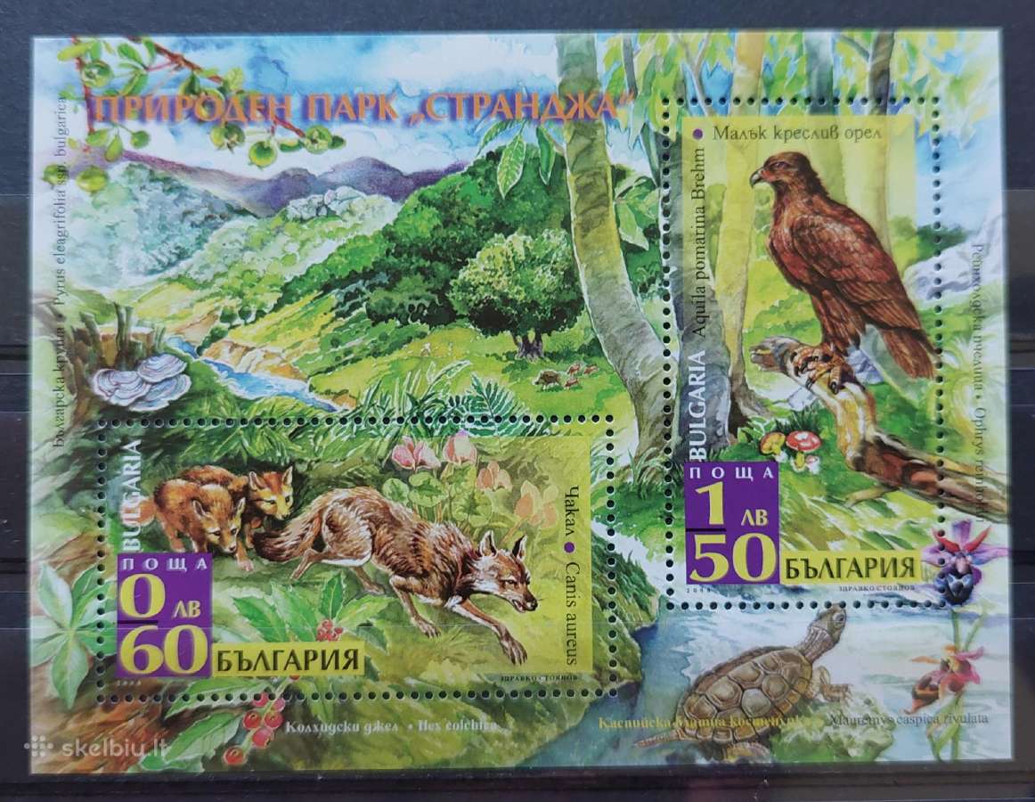 Bulgarija 2008 fauna, švarus, Michel block303