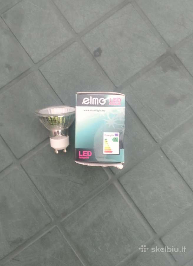 Elmo elektros lemputė LED. A energija. 5vnt