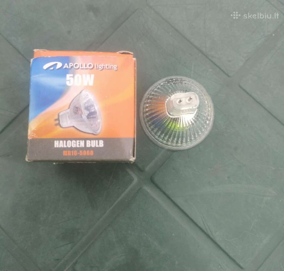 Apollo elektros halogen lemputė LED. 50w. 4vnt - nuotraukos Nr. 3
