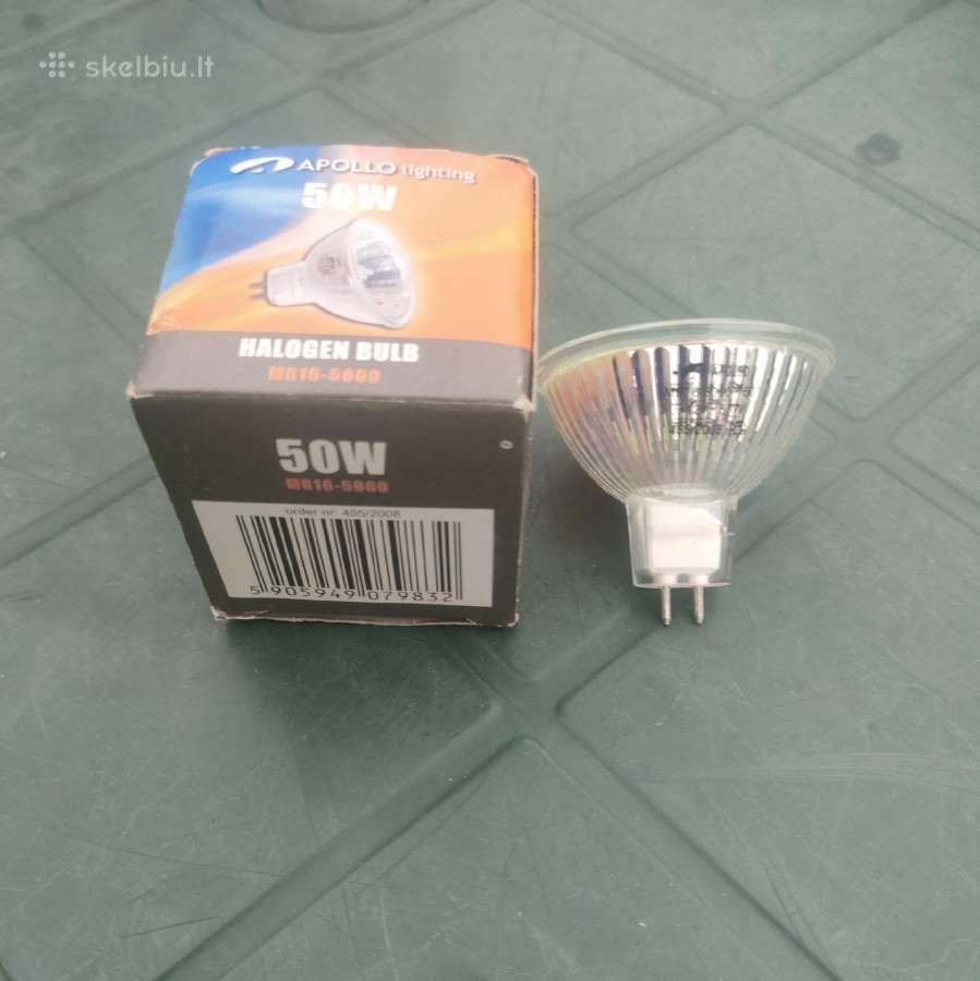 Apollo elektros halogen lemputė LED. 50w. 4vnt - nuotraukos Nr. 4